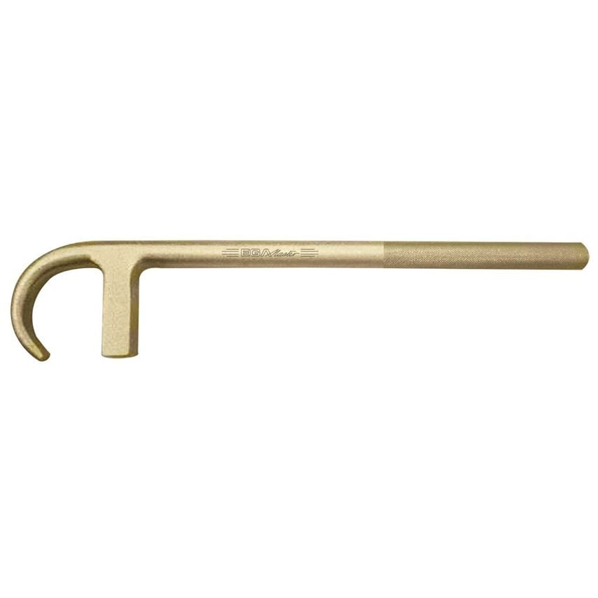 Valve Wheel Hook F Type 25 x 250mm with Knurled Handle Non Sparking Cu-Be