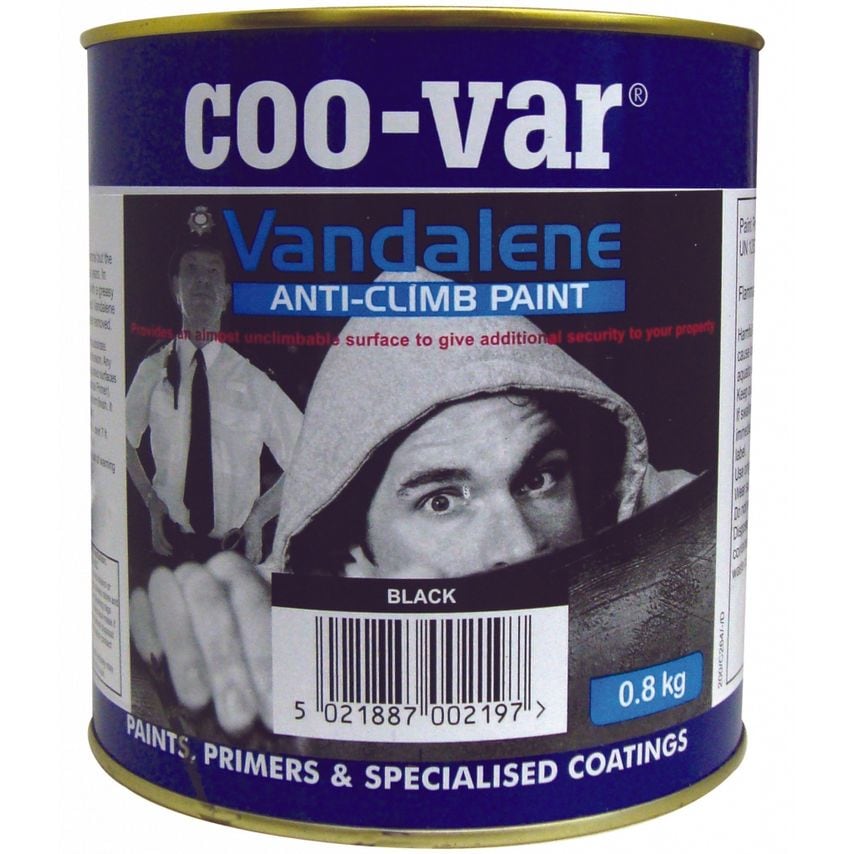 Vandalene Anti-Climb Paint - Black 4.0kg