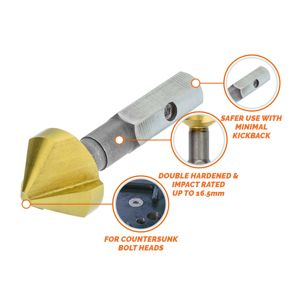 VersaDrive 90 Countersink 20.5mm (M10)