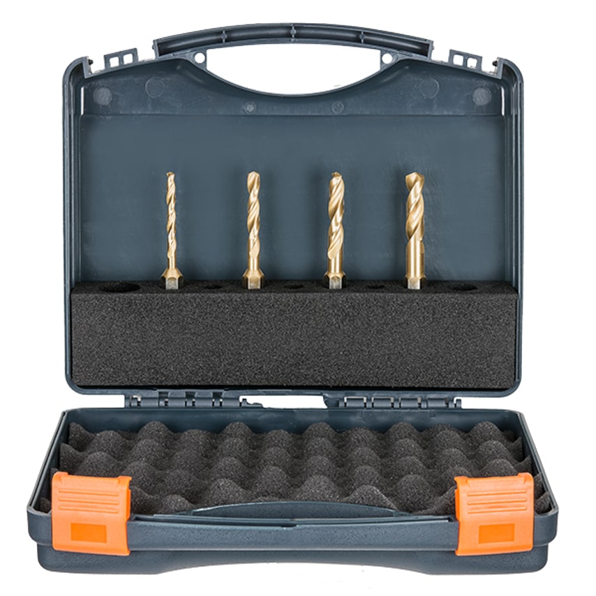 VersaDrive Cobalt Drill Set contains:5,6.8,8.5,10.2mm