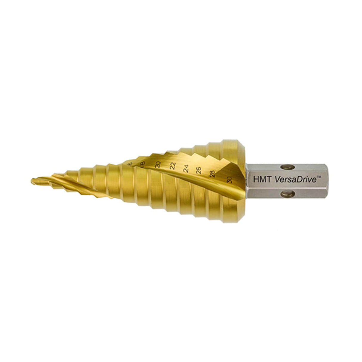 VersaDrive Step Drill Bit Set: 12, 22, 30, 40mm