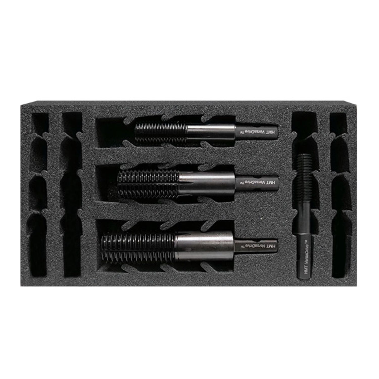 VersaDrive Thread Chaser 4 Piece Insert Foam Set M12, M16, M20, M24
