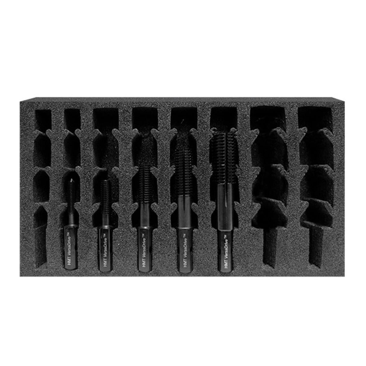 VersaDrive Thread Chaser 5 Piece Insert Foam Set M6, M8, M10, M12, M16