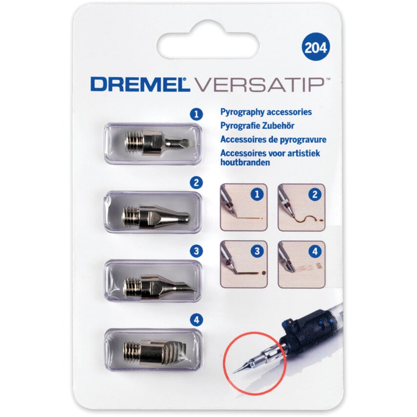 VersaTip Pyrography Accessories Set Ref. 204 - 26150204JA