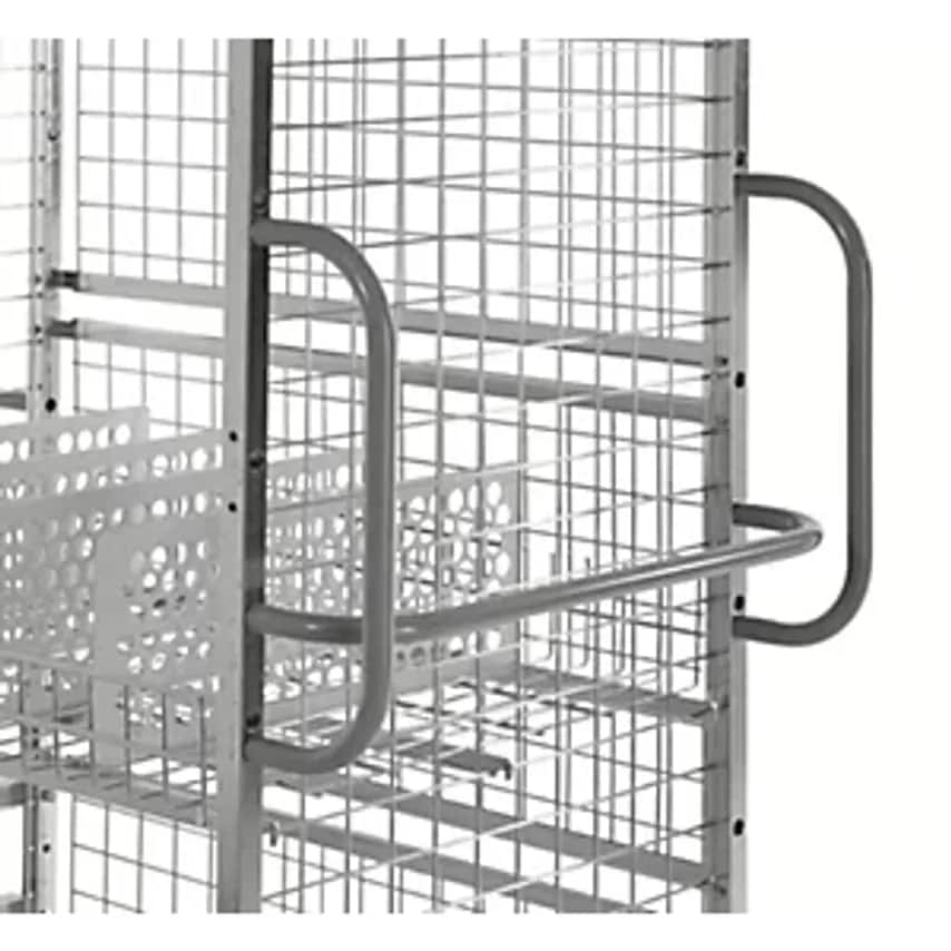 Vertical Handle, Bar Height 420mm, Pack Of 2, Grey