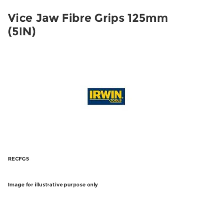 Vice Jaw Fibre Grips 125mm (5IN) RECFG5