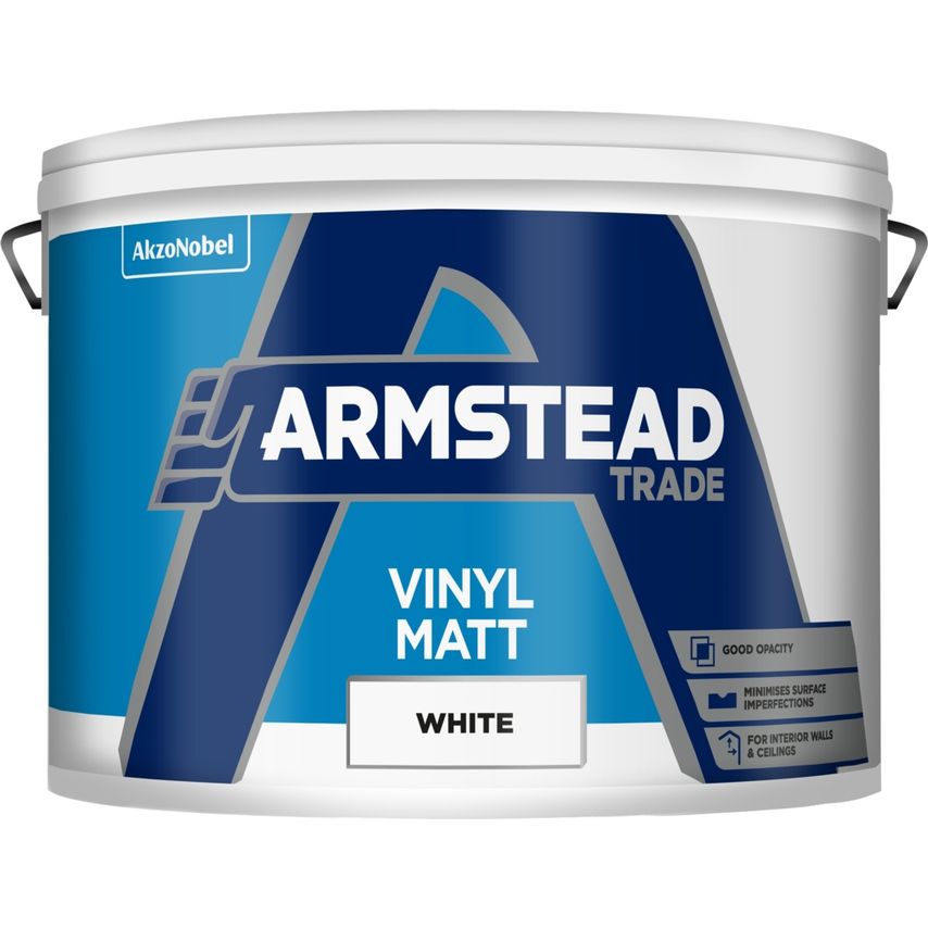 Vinyl Matt 10L White