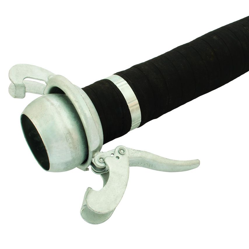 WA Hose 6in x 6M C/w 6in Coup (swaged) - WALLCSW6-6M