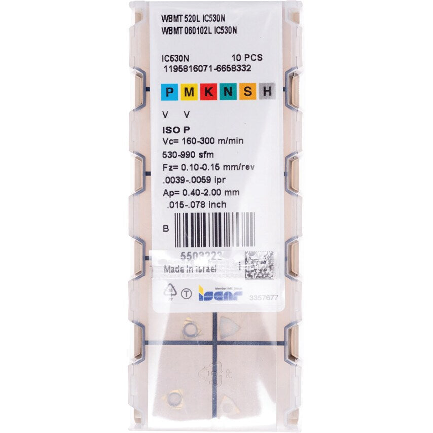 WBMT 060102L Insert Grade IC530N