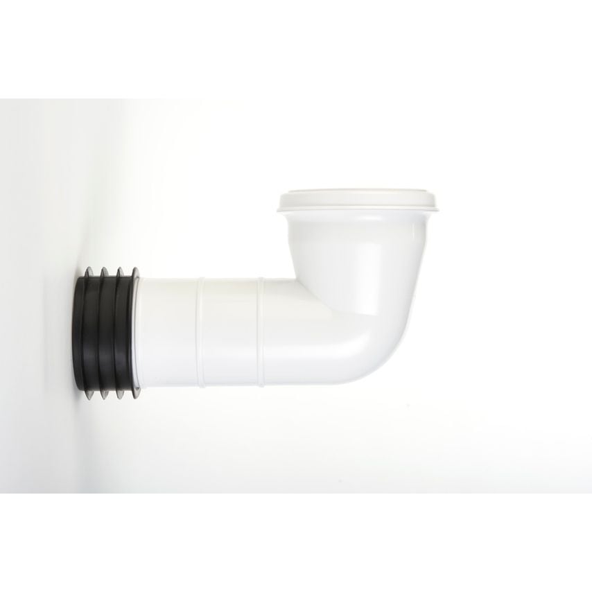 WC Pan Connector with 90 Degree Bend