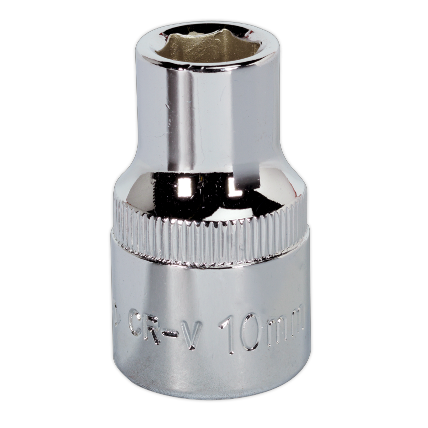 WallDrive Socket 10mm 1/2" Square Drive Fully Polished