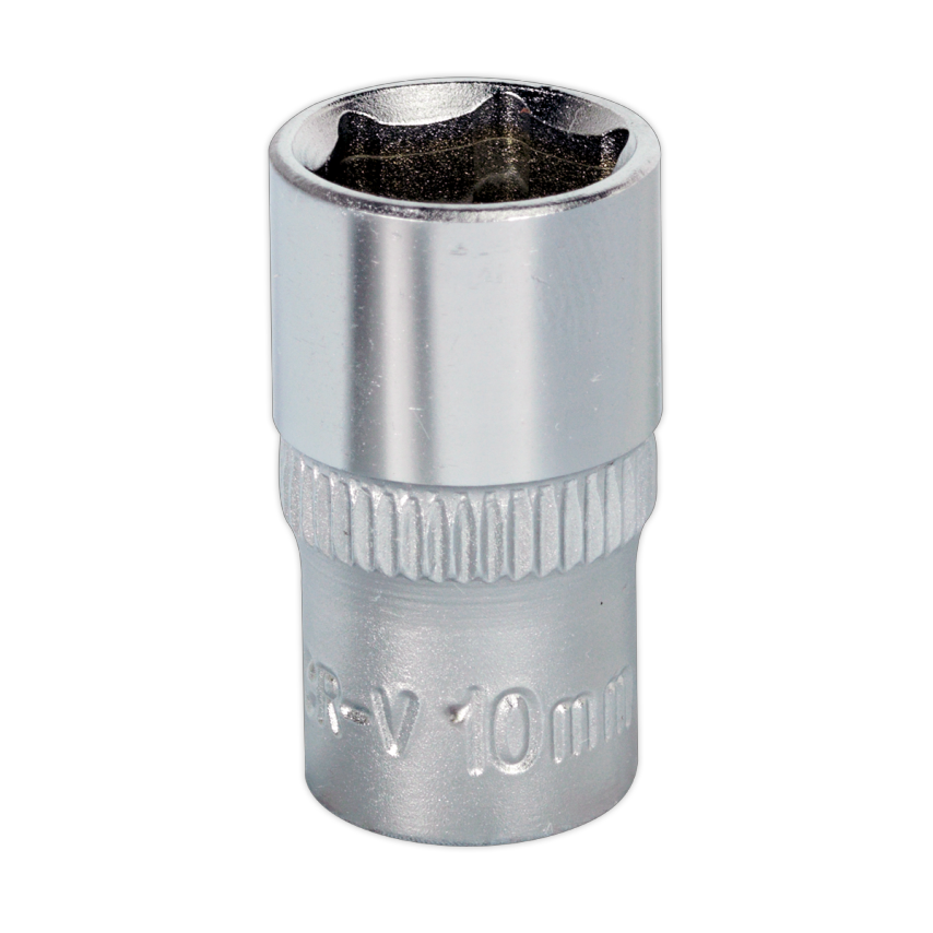 WallDrive Socket 10mm 1/4" Square Drive
