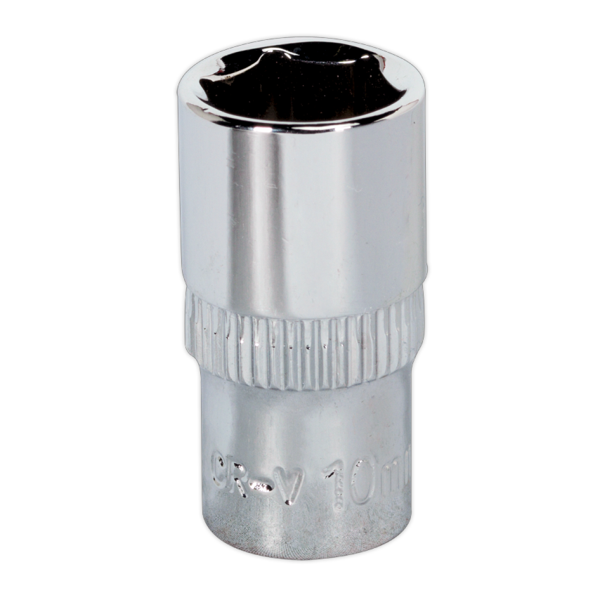 WallDrive Socket 10mm 1/4" Square Drive Fully Polished