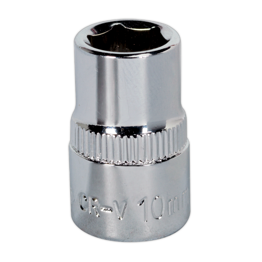 WallDrive Socket 10mm 3/8" Square Drive Fully Polished