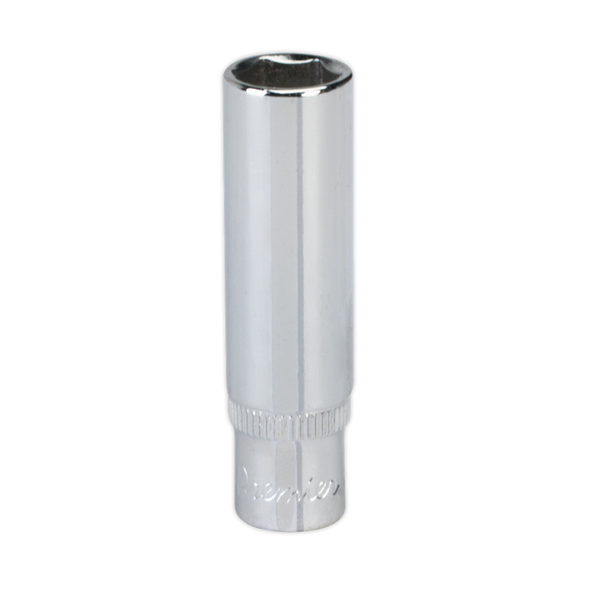 WallDrive Socket 10mm Deep 1/4" Square Drive Fully Polished