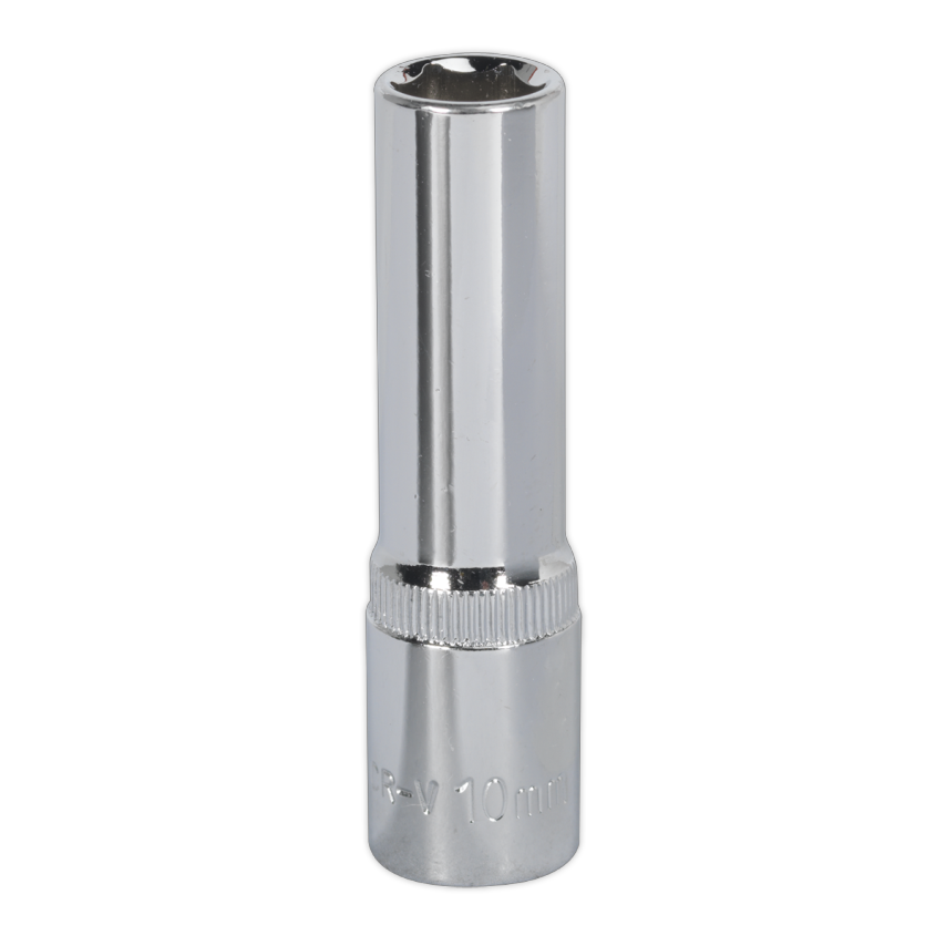 WallDrive Socket 10mm Deep 3/8" Square Drive Fully Polished