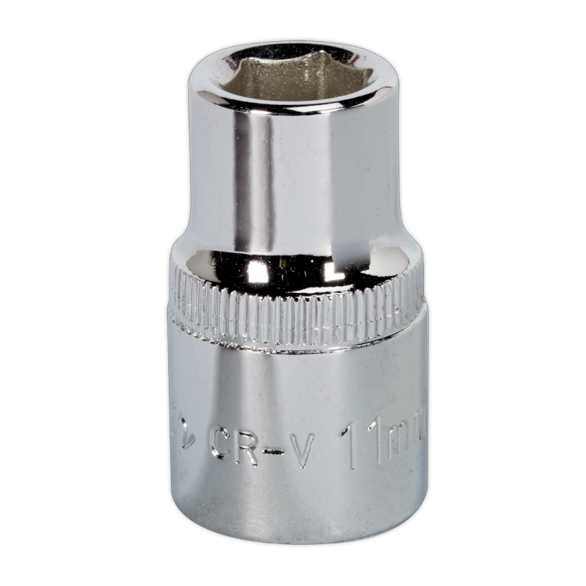 WallDrive Socket 11mm 1/2" Square Drive Fully Polished