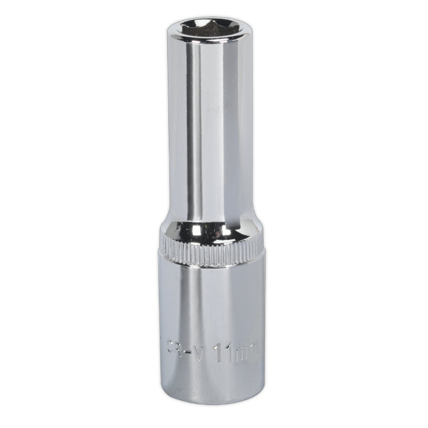 WallDrive Socket 11mm Deep 1/2" Square Drive Fully Polished