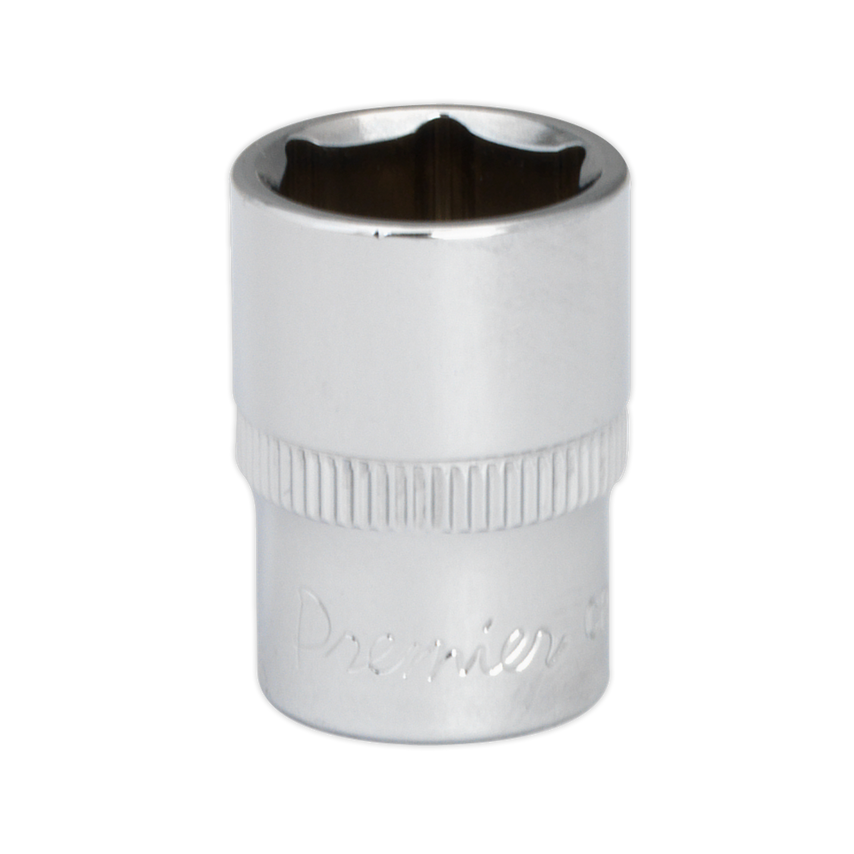 WallDrive Socket 13mm 1/4" Square Drive Fully Polished