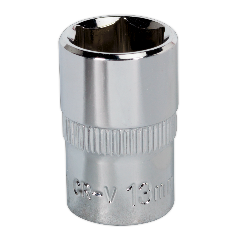WallDrive Socket 13mm 3/8" Square Drive Fully Polished