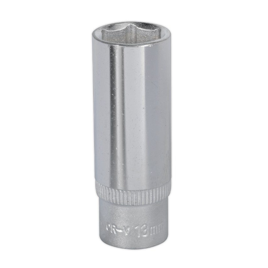 WallDrive Socket 13mm Deep 1/4" Square Drive