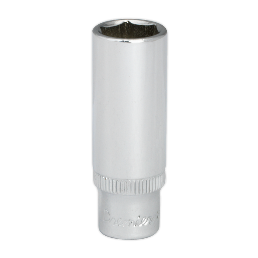 WallDrive Socket 13mm Deep 1/4" Square Drive Fully Polished
