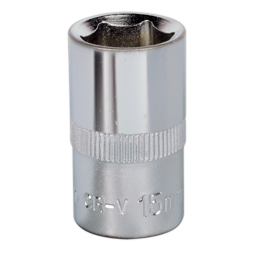 WallDrive Socket 15mm 1/2" Square Drive