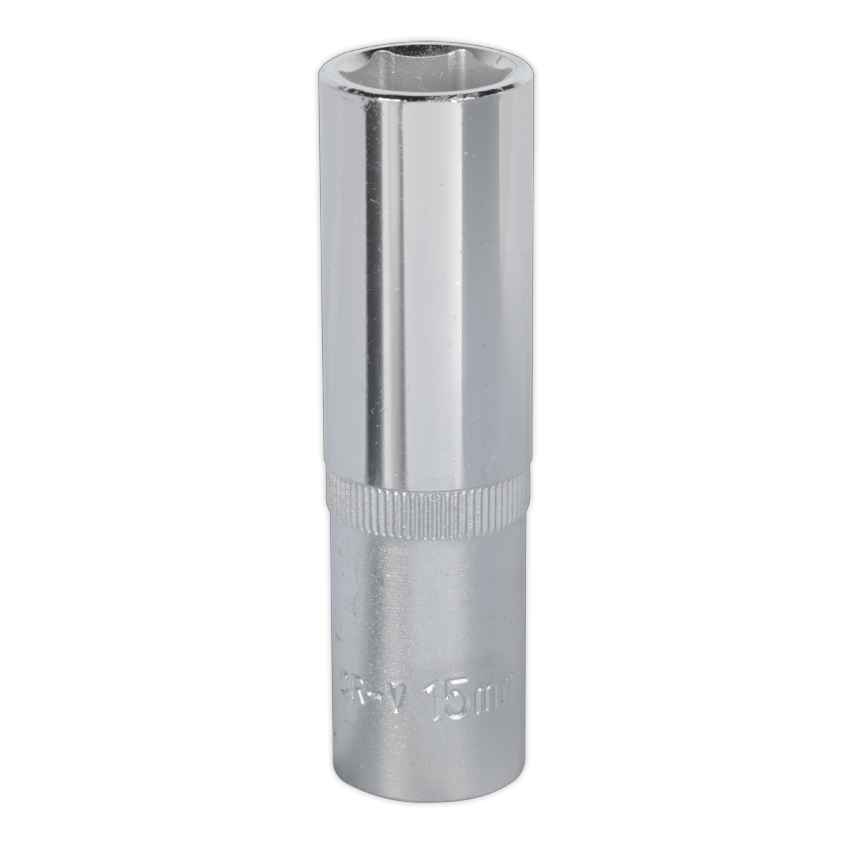 WallDrive Socket 15mm Deep 1/2" Square Drive