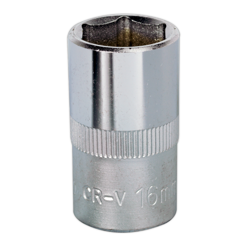 WallDrive Socket 16mm 1/2" Square Drive