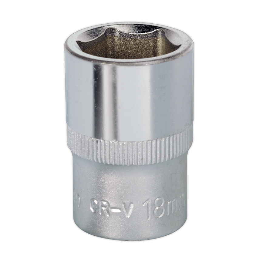 WallDrive Socket 18mm 1/2" Square Drive