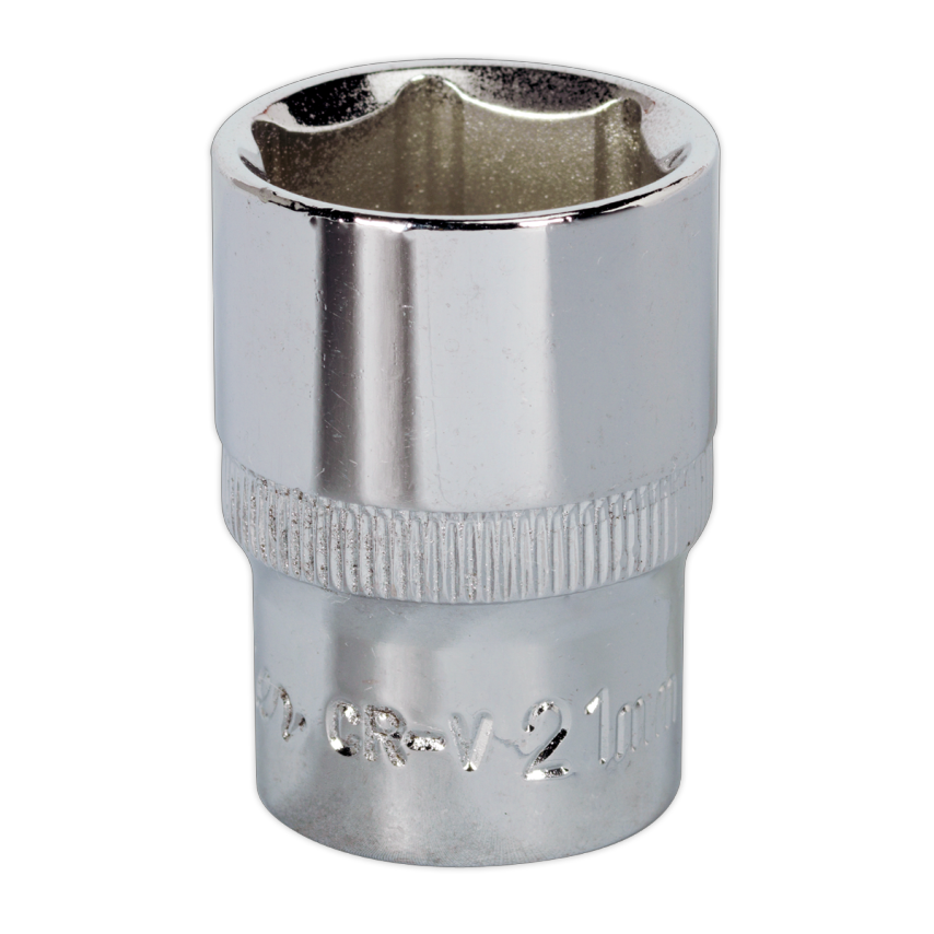 WallDrive Socket 21mm 1/2" Square Drive Fully Polished