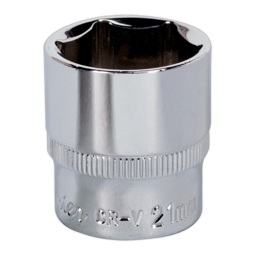 WallDrive Socket 21mm 3/8" Square Drive Fully Polished