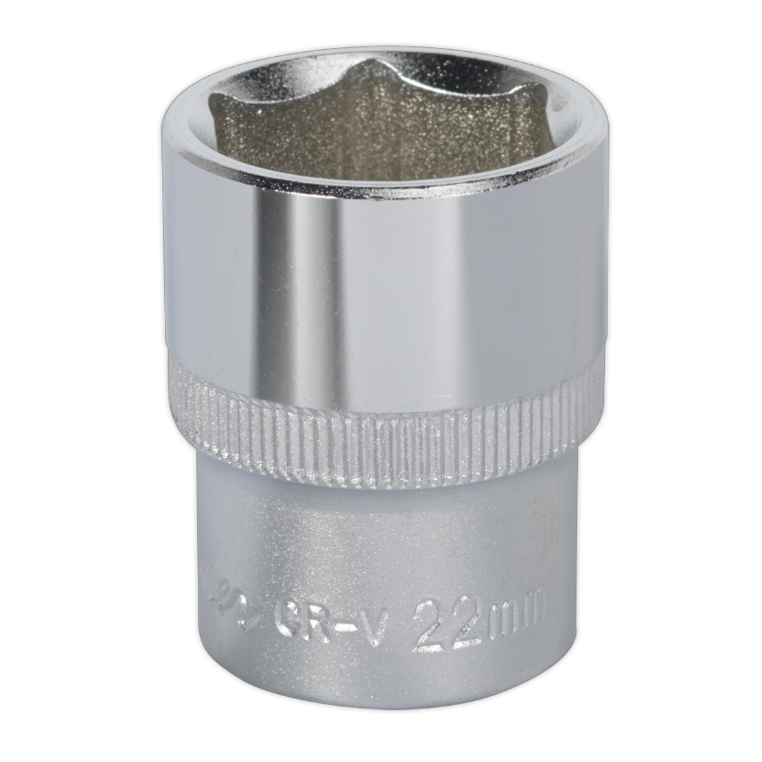 WallDrive Socket 22mm 1/2" Square Drive