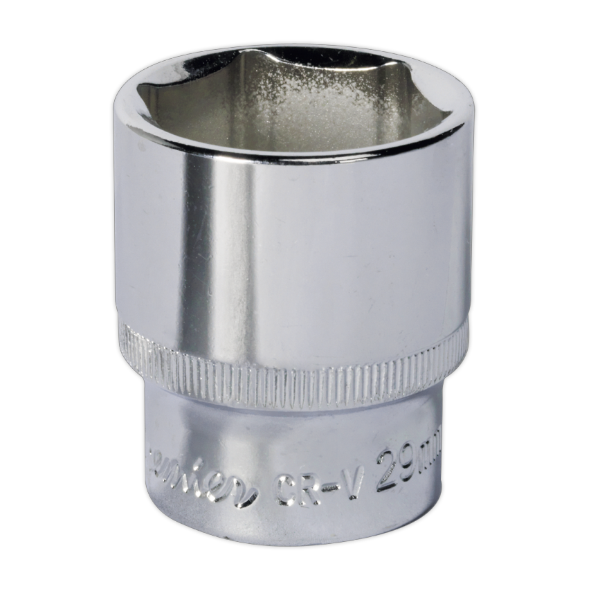 WallDrive Socket 29mm 1/2" Square Drive Fully Polished