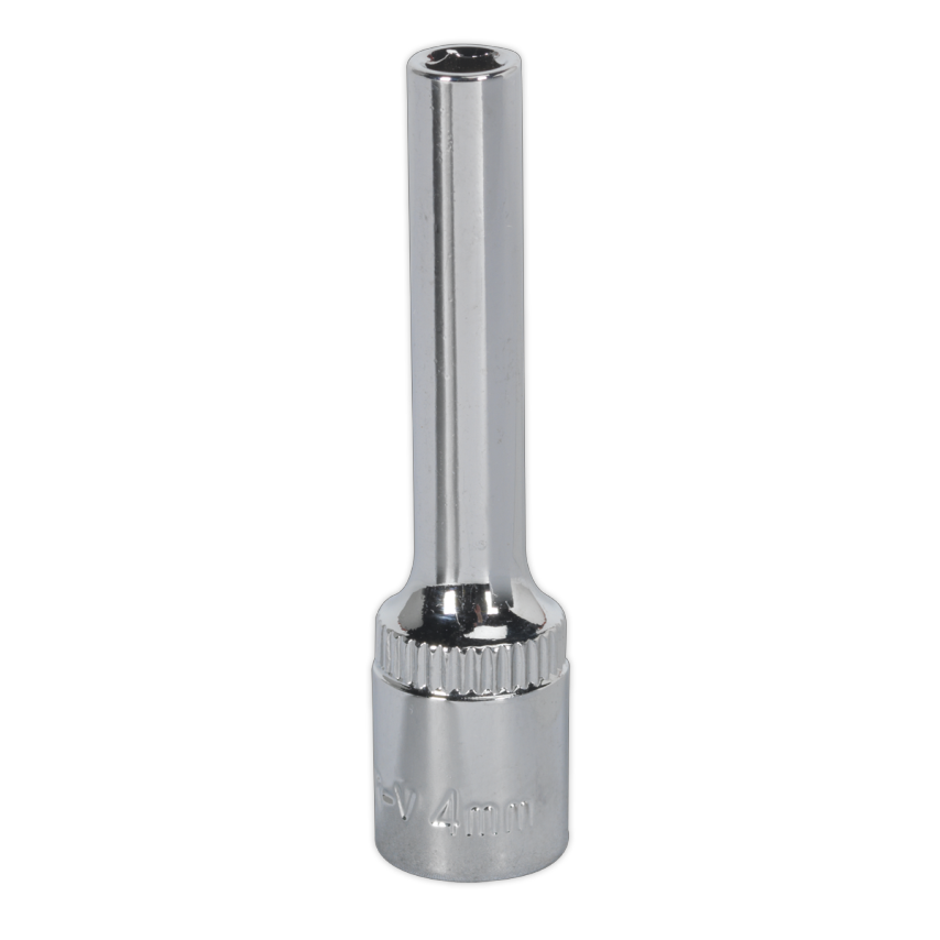WallDrive Socket 4mm Deep 1/4" Square Drive Fully Polished