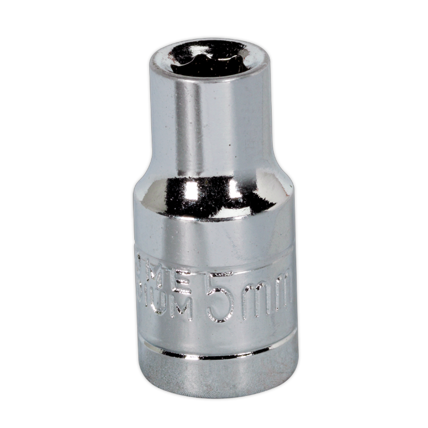 WallDrive Socket 5mm 1/4" Square Drive