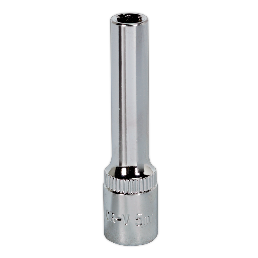 WallDrive Socket 5mm Deep 1/4" Square Drive Fully Polished