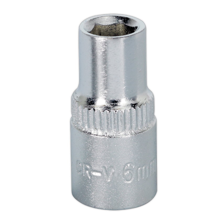 WallDrive Socket 6mm 1/4" Square Drive