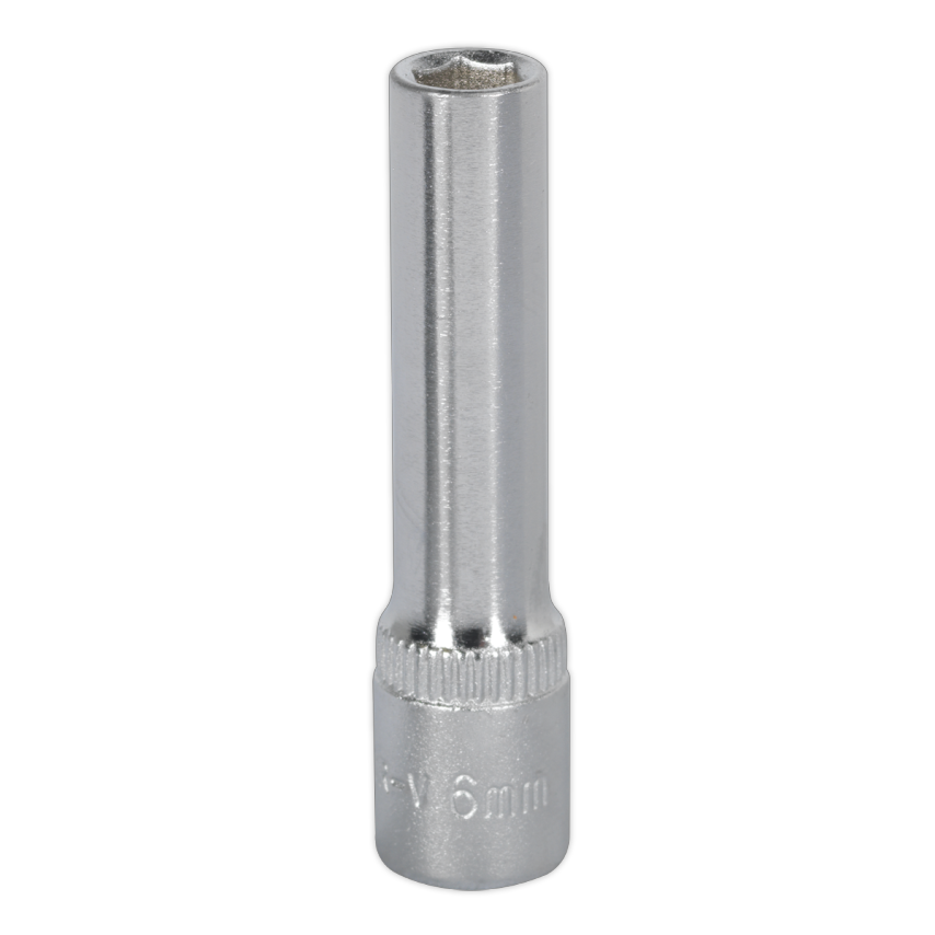 WallDrive Socket 6mm Deep 1/4" Square Drive