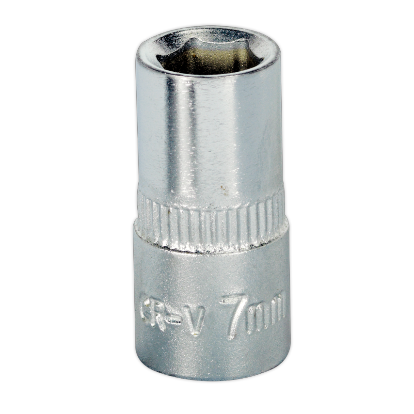 WallDrive Socket 7mm 1/4" Square Drive