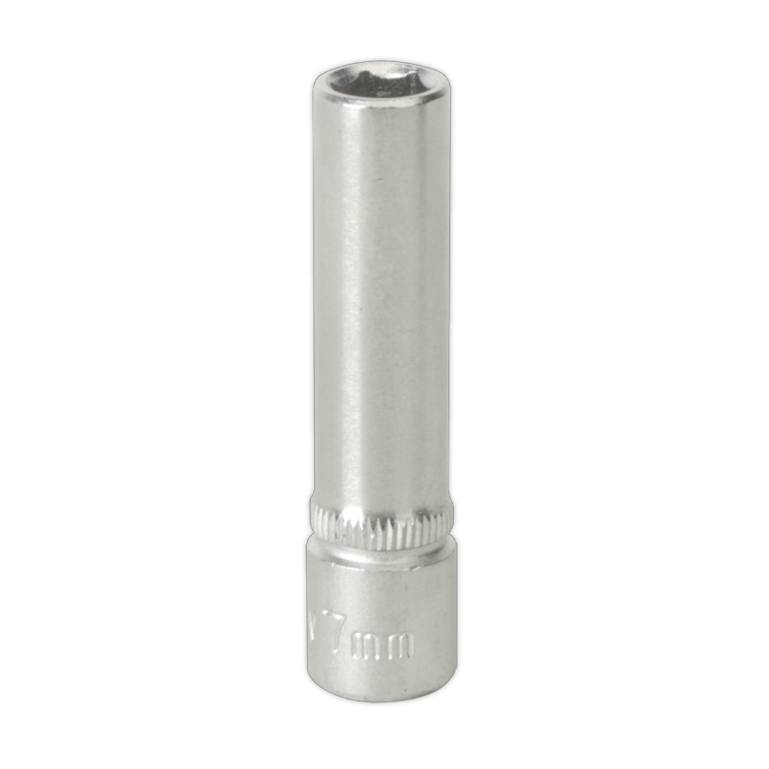 WallDrive Socket 7mm Deep 1/4" Square Drive