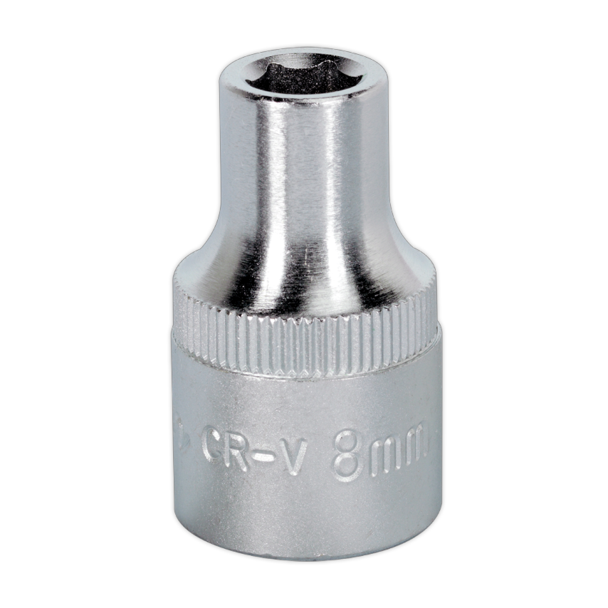 WallDrive Socket 8mm 1/2" Square Drive