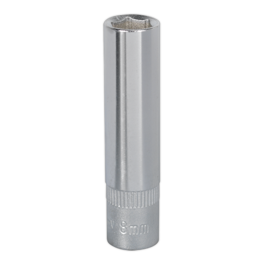 WallDrive Socket 8mm 1/4" Square Drive