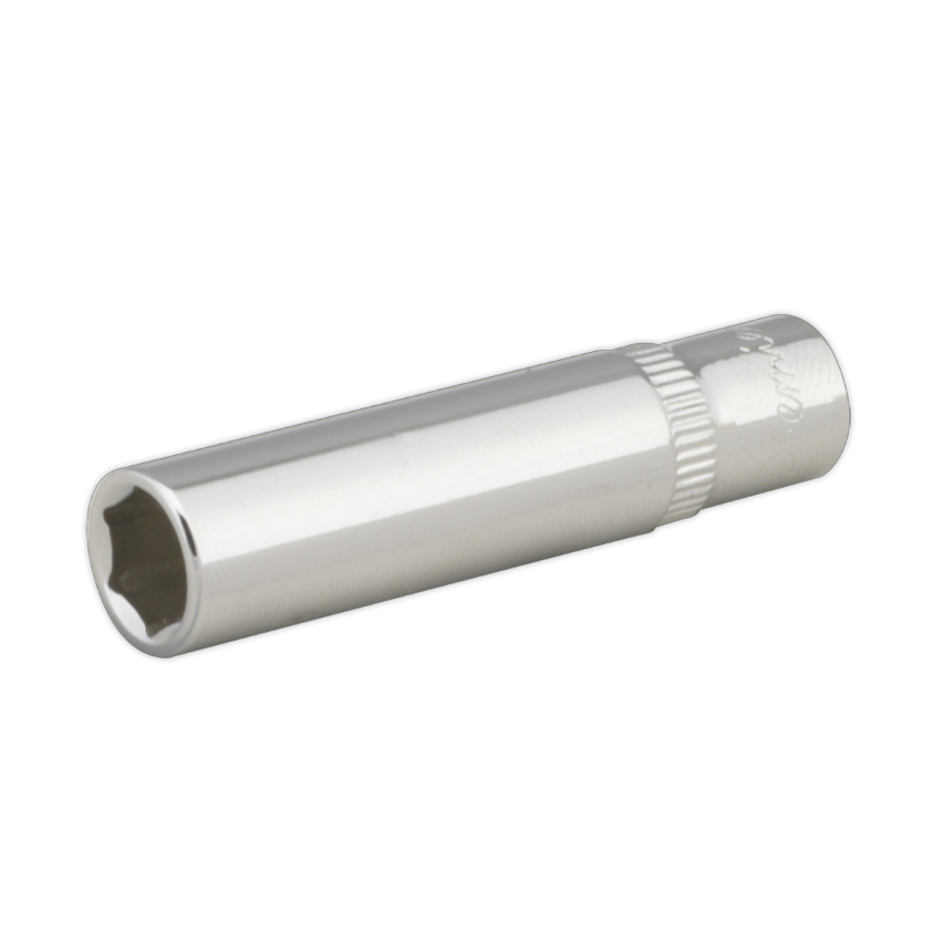 WallDrive Socket 8mm Deep 1/4" Square Drive Fully Polished