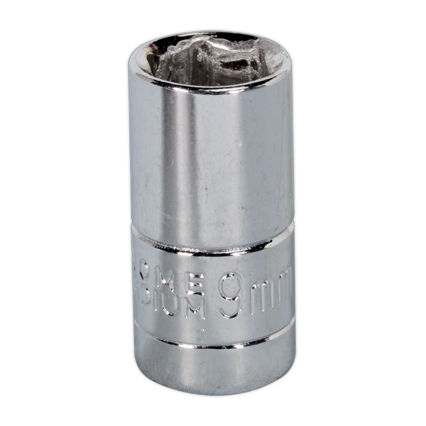 WallDrive Socket 9mm 1/4" Square Drive