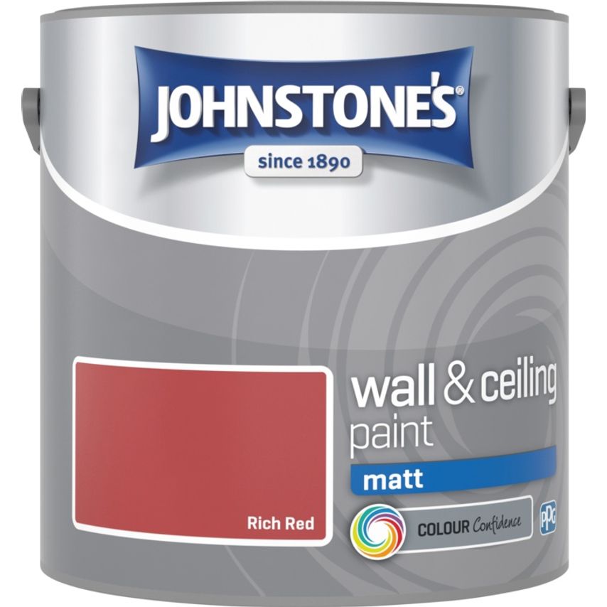 Wall & Ceiling Matt 2.5L Rich Red