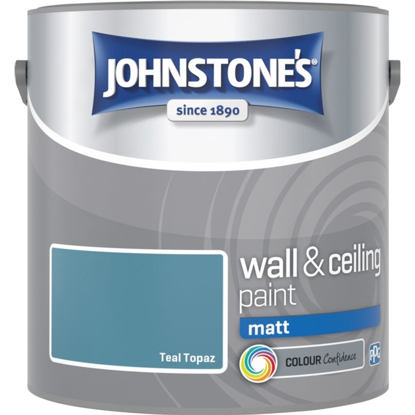 Wall & Ceiling Matt 2.5L Teal Topaz
