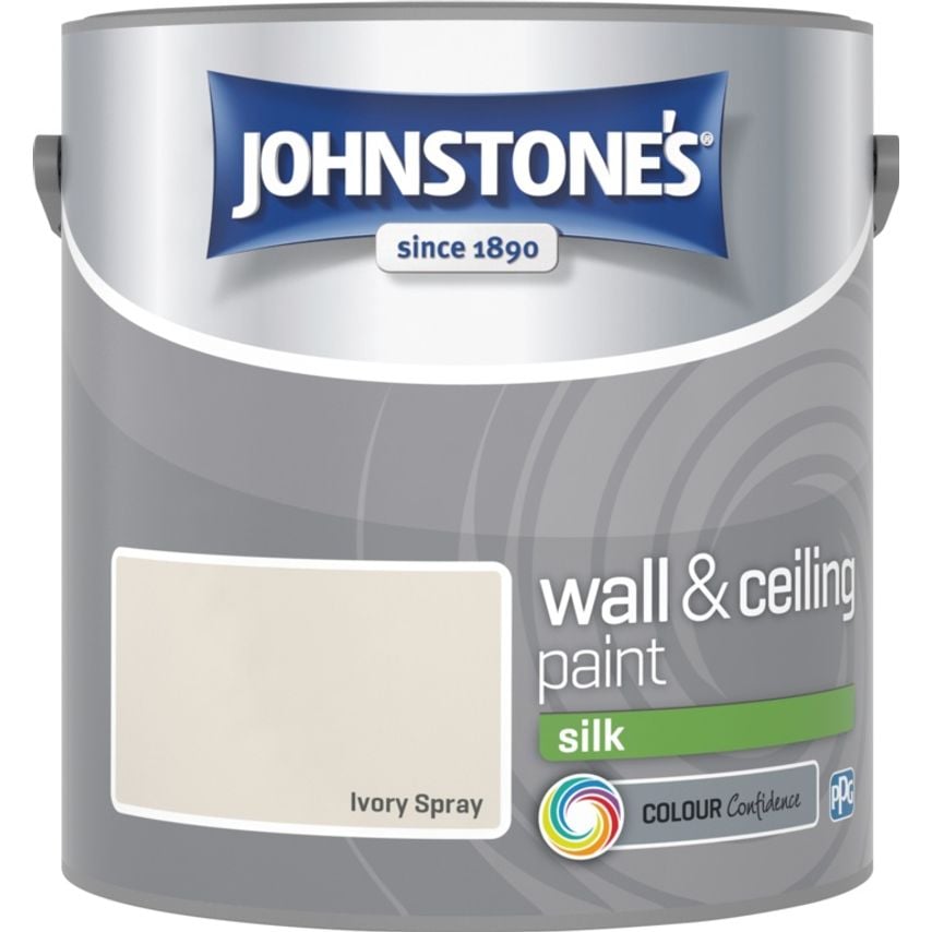Wall & Ceiling Silk 2.5L Ivory Spray