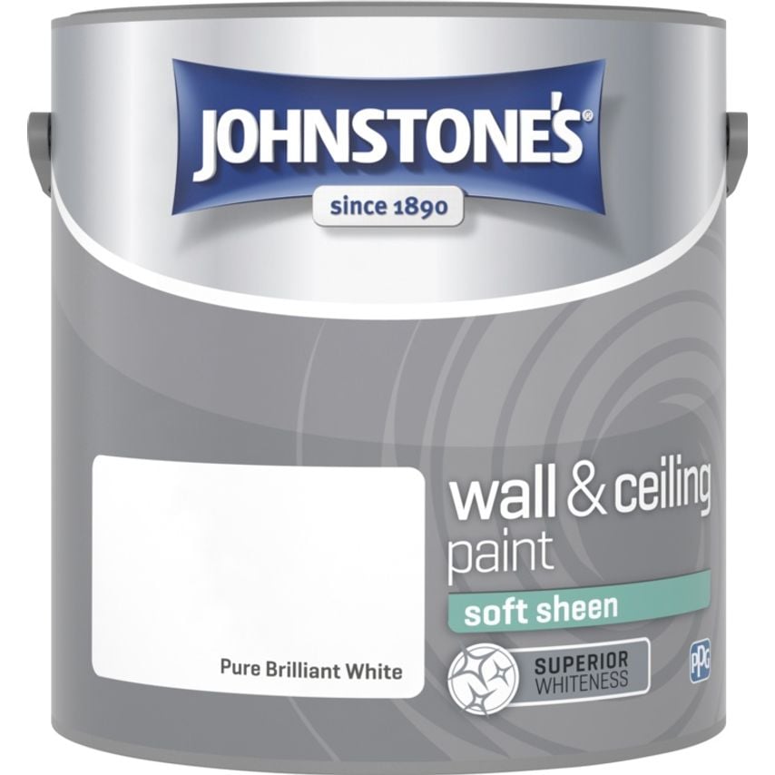 Wall & Ceiling Soft Sheen 2.5L Brilliant White