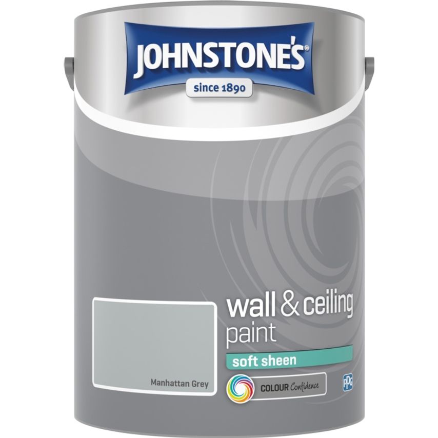 Wall & Ceiling Soft Sheen 5L Manhattan Grey